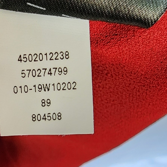 White House Black Market Red Blouse Top XL Rouge - Picture 5 of 6